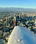 Hands on Flying lesson over Los Angeles at LA Flight School in Van Nuys