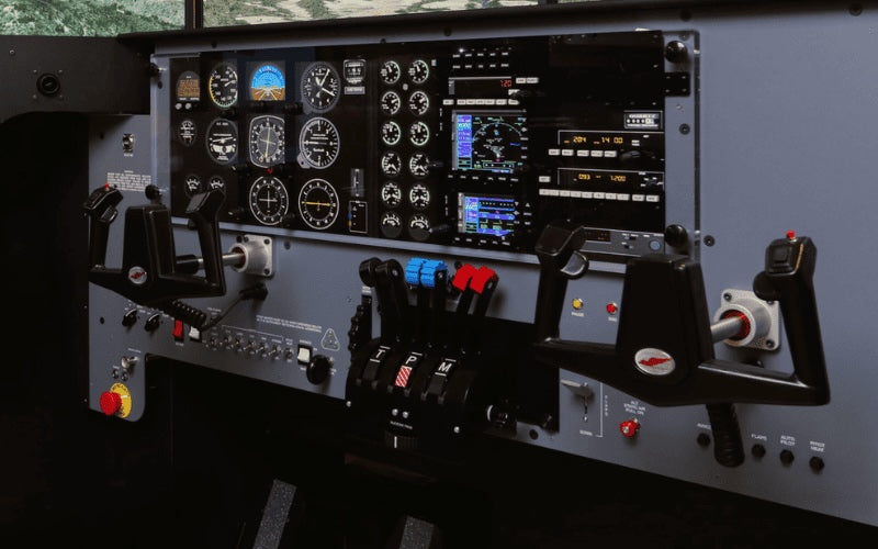 Dual Control Flight Simulators at Essence Flight School in Los Angeles